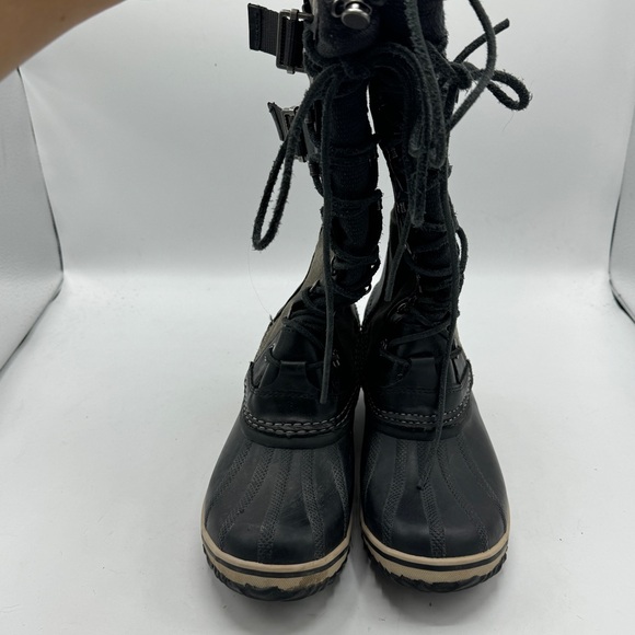 Sorel Carly Conquest ll Black Kettle Women’s Duck Boot - Picture 6 of 9